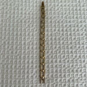 Unisex hearth shape link bracelet